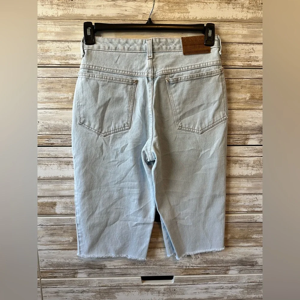 👖 Marithé + François Girbaud Vintage Stone Wash Denim Capri Jeans 9/10 Long